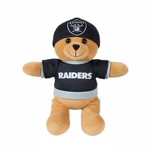 Good Stuff Kids Brown NFL Oakland Raiders Bear Plush Stuffed Toy Valentine's Day